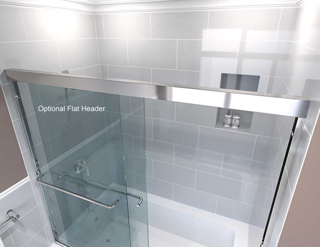Our frameless sliding shower doors