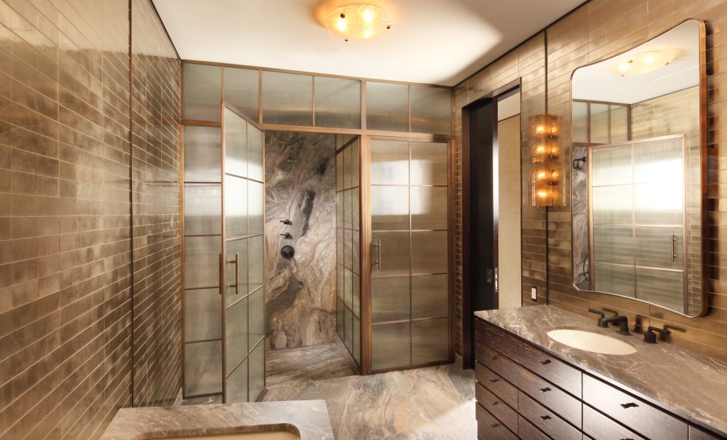 Open Regal series framed shower doors