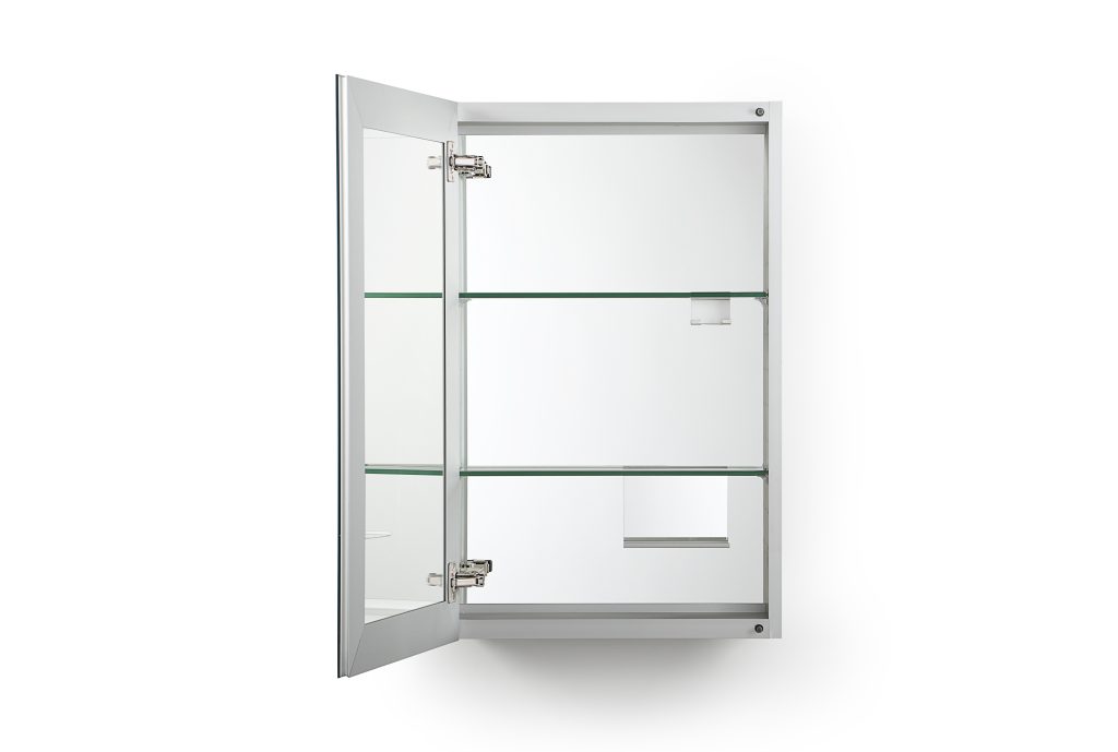 Empty Lexington mirrored medicine cabinet