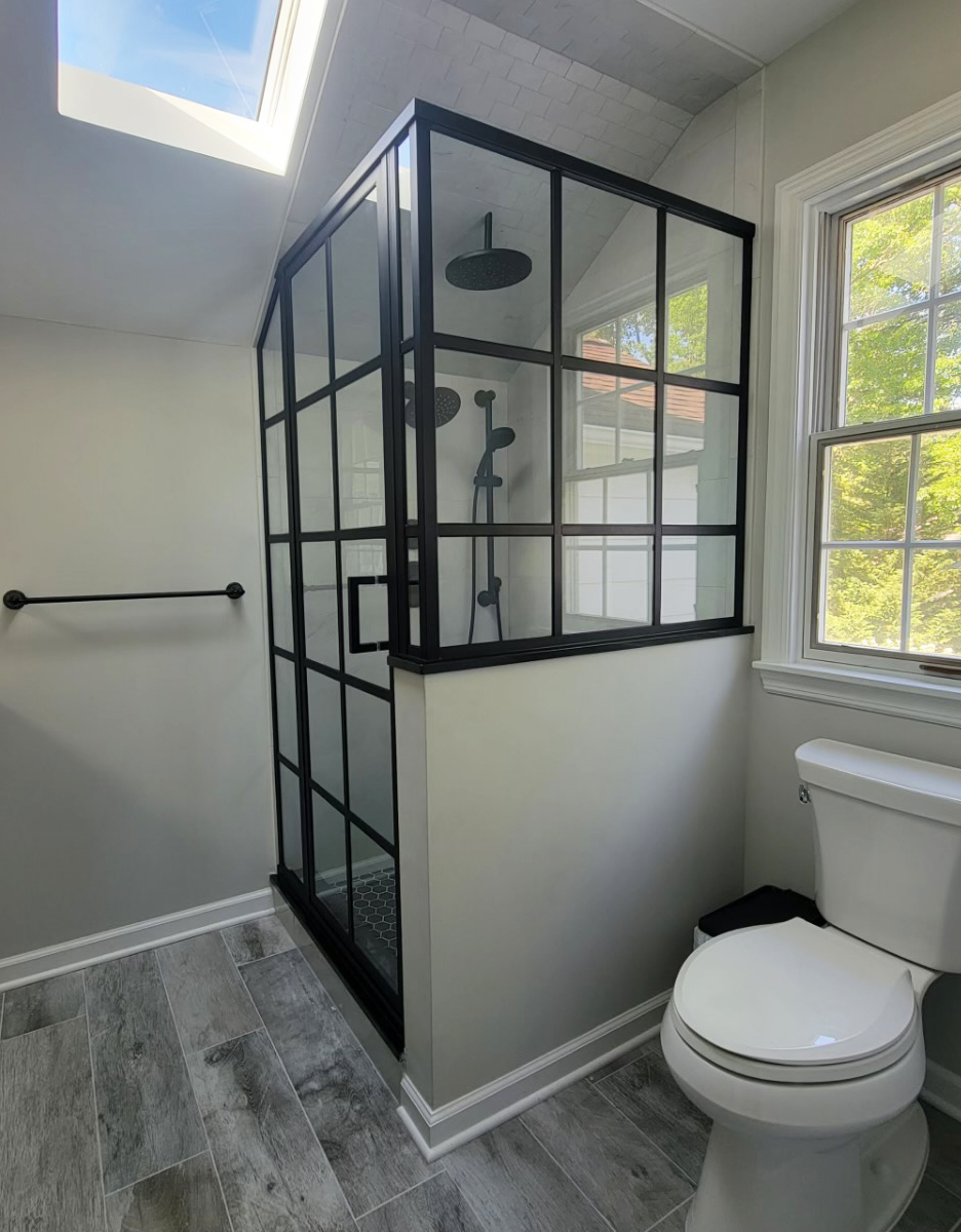 framed enclosure, heavy glass, visual appeal, enclosures, thicker glass, framed shower doors, easier to clean, glass shower doors, framed shower enclosures, shower doors enclosures, type of showers, mold and mildew