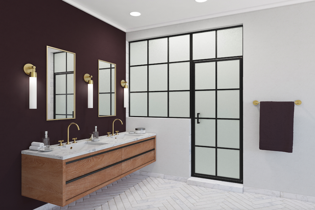 framed enclosure, heavy glass, visual appeal, enclosures, thicker glass, framed shower doors, easier to clean, glass shower doors, framed shower enclosures, shower doors enclosures, type of showers, mold and mildew